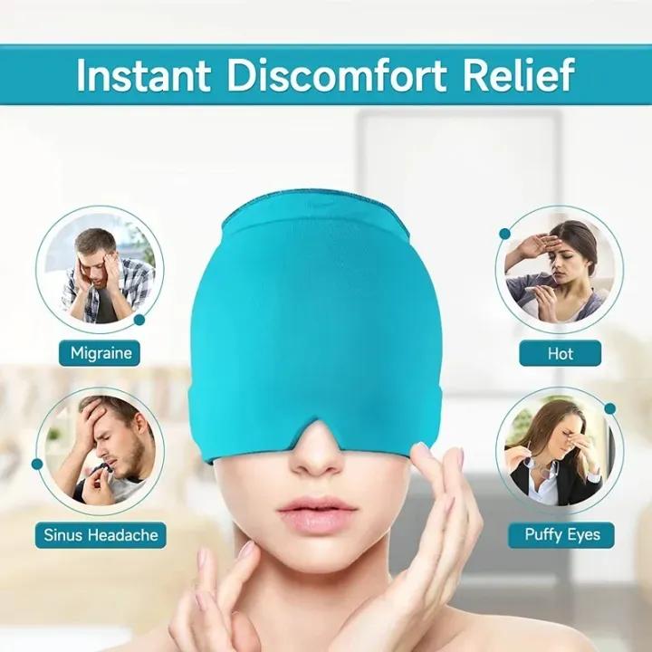 Instant Discomfort Relief Cap for Headaches & Puffy Eyes