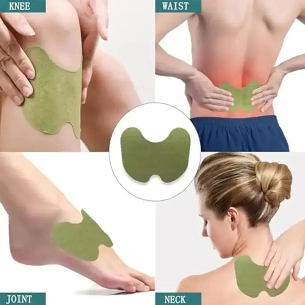 Green Silicone Knee Waist Neck Joint Pain Patches for women - GENZAA